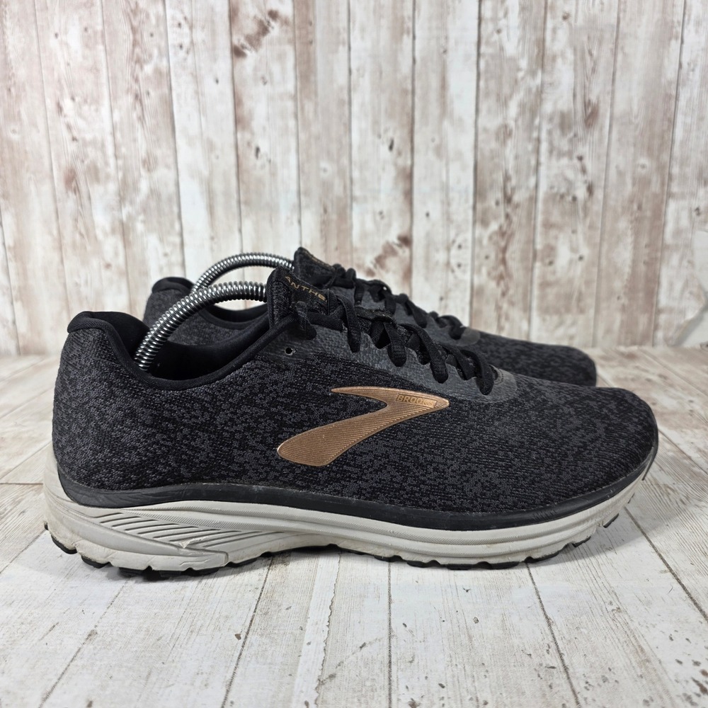 Brooks Anthem 2 Mens Running Shoes Black Grey Copper 1103041D065 Size 10